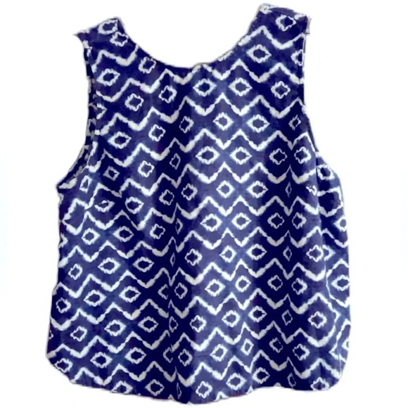 LOFT Tops - Loft Tie Dye Tank Top Women Size Medium Blue White Sleeveless